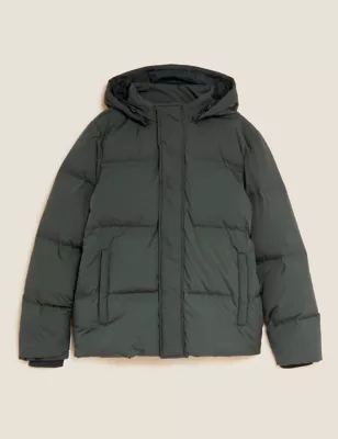Feather And Down Puffer Jacket With Stormwear&trade;