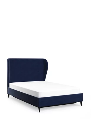 Colton Velvet Ottoman Bed