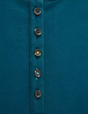 Cotton Rich Henley Pyjama Top