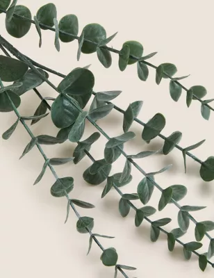 Set Of 3 Artificial Eucalyptus Single Stems