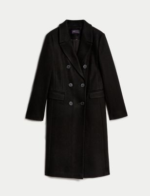 Double Breasted Longline Tailored Coat
