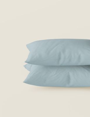 2 Pk Pure Cotton 180 Thread Count Pillowcases
