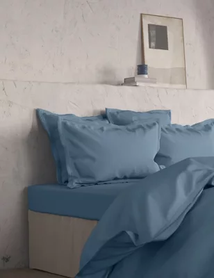 2pk Washed Cotton Square Pillowcases