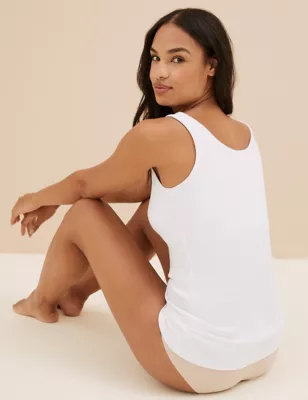 2pk Cotton Rich Secret Support&trade; Vests