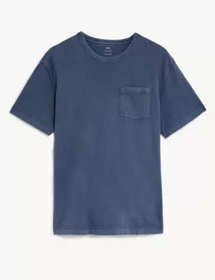Relaxed Fit Pure Cotton Crew Neck T-Shirt