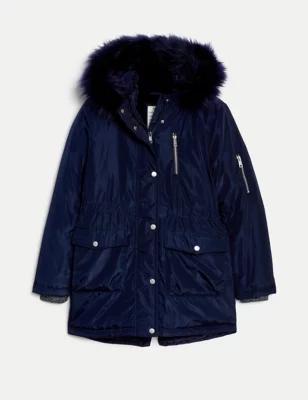 Stormwear&trade; Hooded Shiny Parka (6-16 Yrs)