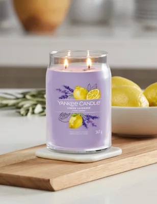 Lemon Lavender Signature Large Jar Scented Candle