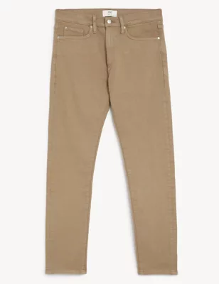 Slim Fit Tea Dyed Stretch Jeans
