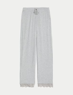 Body Soft&trade; Lace Trim Pyjama Bottoms