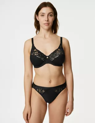 3pk Wildblooms High Leg Knickers