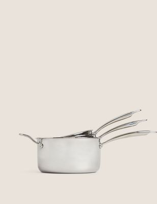 3 Piece Tri Ply Pan Set