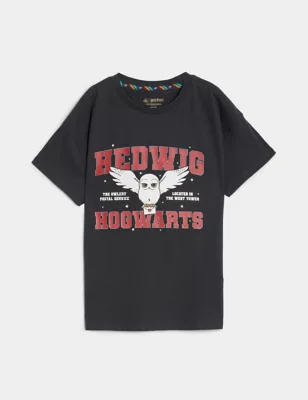 Harry Potter&trade; Pure Cotton Hedwig T-Shirt (6-16 Yrs)