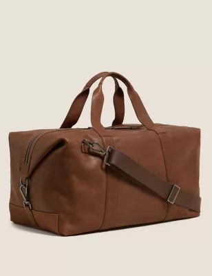 Premium Leather Weekend Bag