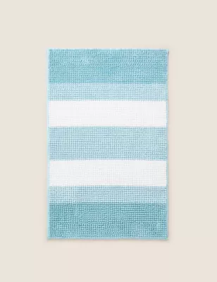 Bobble Striped Bath Mat