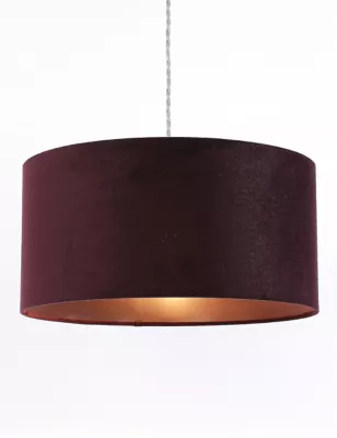 Velvet Oversized Ceiling Lamp Shade
