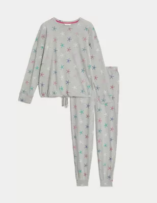 Cotton Rich Star Print Pyjama Set