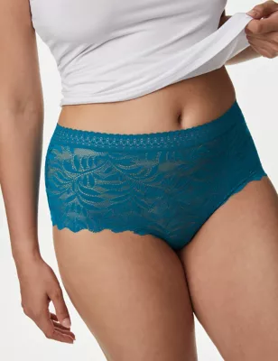 3pk Flexifit&trade; Lace High Rise Shorts