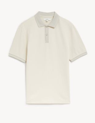 Cotton Rich Textured Polo Shirt