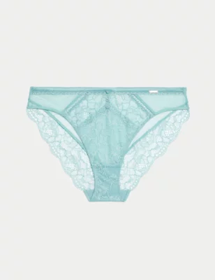 Aster Sparkle Lace High Leg Knickers