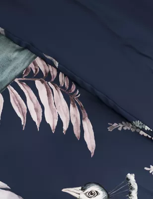 Pure Cotton Sateen Peacock Bedding Set