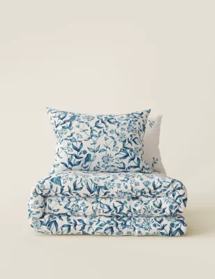 Pure Cotton Trailing Leaf Bedding Set