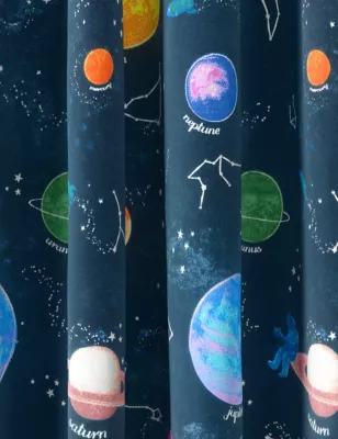 Space Eyelet Blackout Kids' Curtains