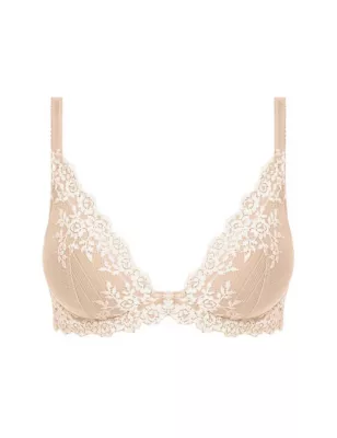 Embrace Floral Lace Wired Plunge Bra