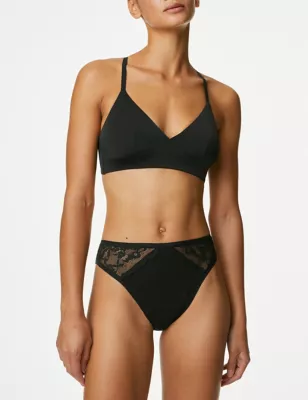 3pk Heavy Absorbency Period High Leg Knickers