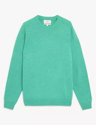 Pure Extra Fine Lambswool Crew Neck Jumper