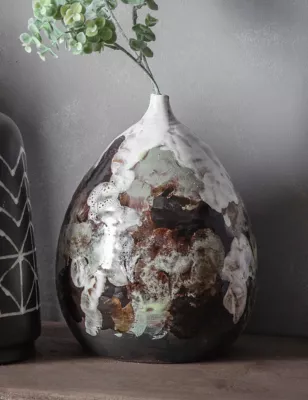 Boscone Glazed Teardrop Vase