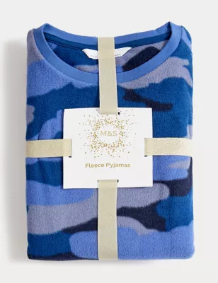 Fleece Camouflage Pyjamas (6-16 Yrs)