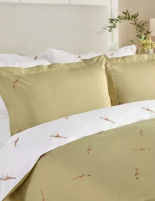 Pure Cotton Percale Giraffe Bedding Set