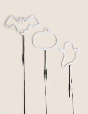 3pk Halloween Neon Pathfinder Lights