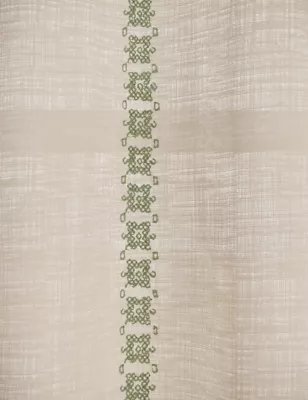 Acapulco Sheer Embroidered Tab Top Curtains