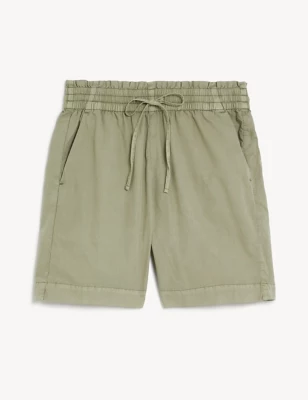 Pure Cotton High Waisted Shorts
