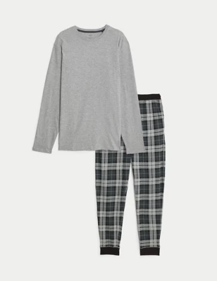 Pure Cotton Supersoft Checked Pyjama Set