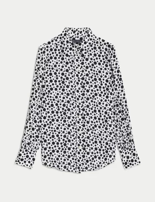 Printed Collared Shirt