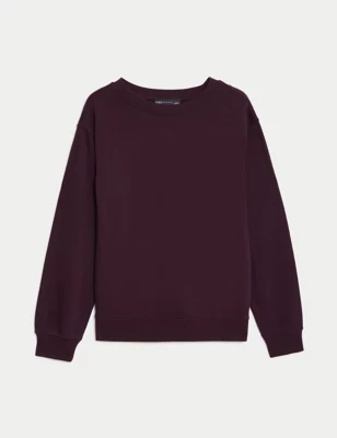 Cotton Rich Crew Neck Sweatshirt