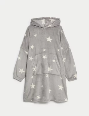 Fleece Star Print Lounge Hoodie