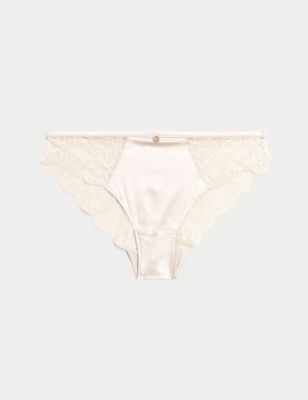 Silk & Lace Brazilian Knickers