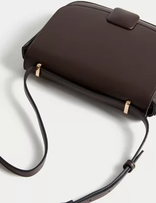 Faux Leather Cross Body Bag