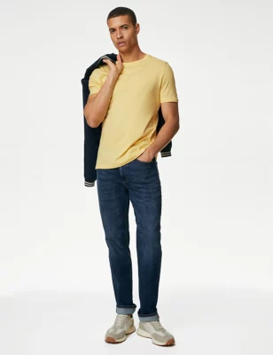 7pk Pure Cotton Crew Neck T-Shirts