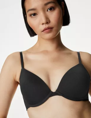 3pk Non Wired Plunge T-Shirt Bras A-E