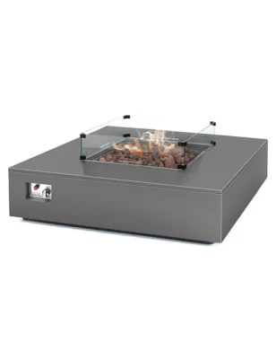 Square Fire Pit Coffee Table