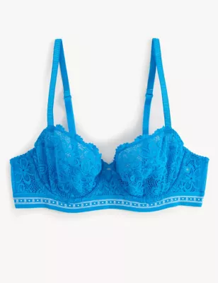 Cleo Lace Wired Balcony Bra A-G