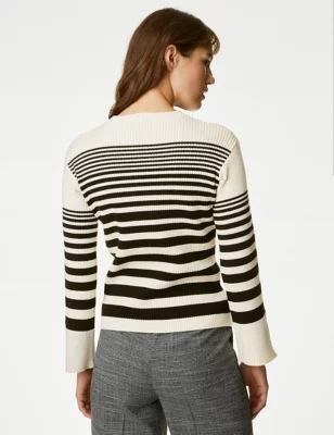 Striped Crew Neck Jumper