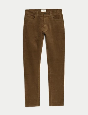 Slim Fit Corduroy 5 Pocket Trousers