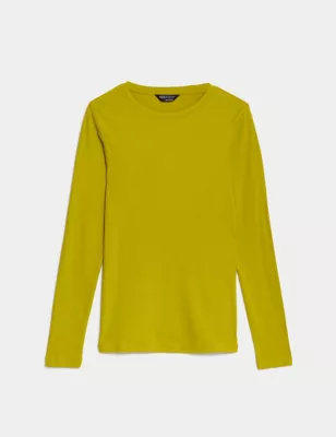 Cotton Rich Ribbed Top