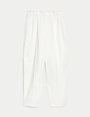 Pleat Front Relaxed Trousers