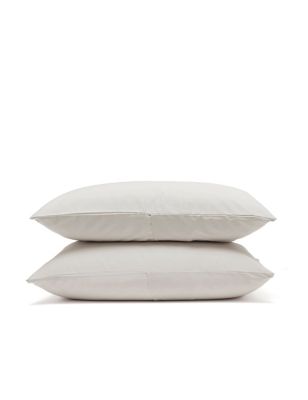 2 Pack Pure Cotton Sateen Luxe Pillowcases